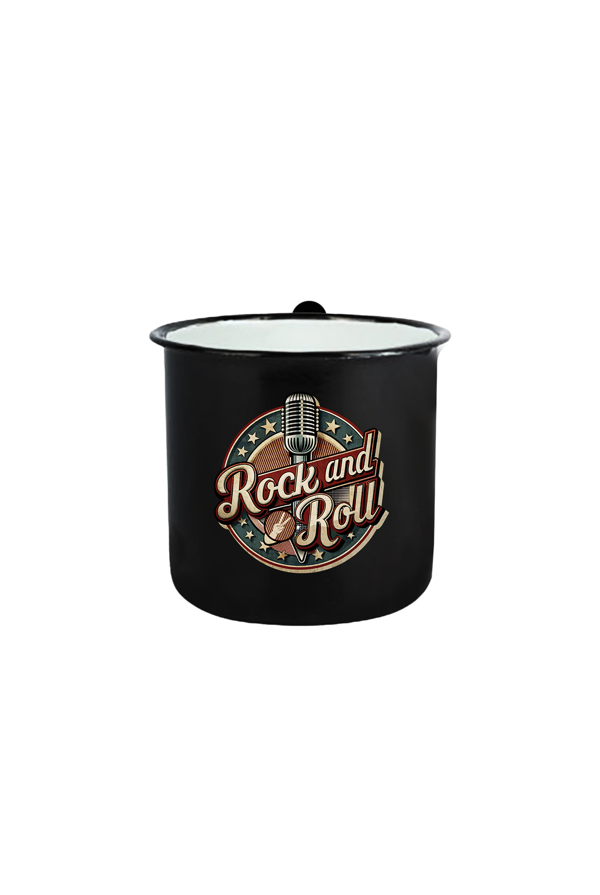 Rock and Roll Peace_Emaille Tasse