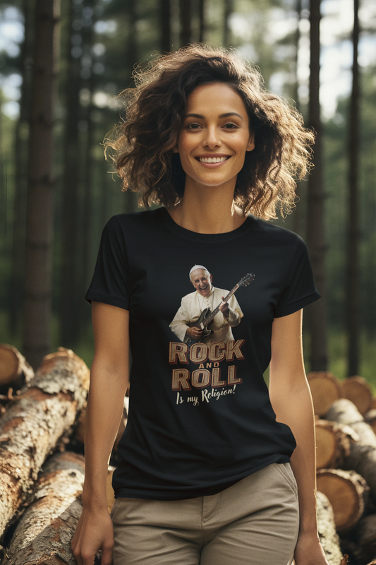 Rock and Roll is my Religion_Classic Organic Shirt Women