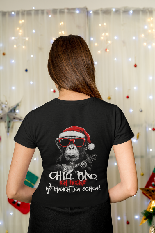 Chill Bro Premium Organic Shirt Women Backprint