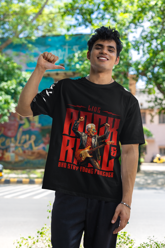 Live Rock and Roll Basic Shirt Unisex