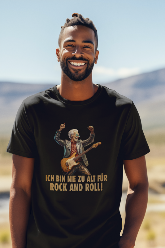 Ich bin nie zu alt für Rock and Roll_Basic Shirt Unisex
