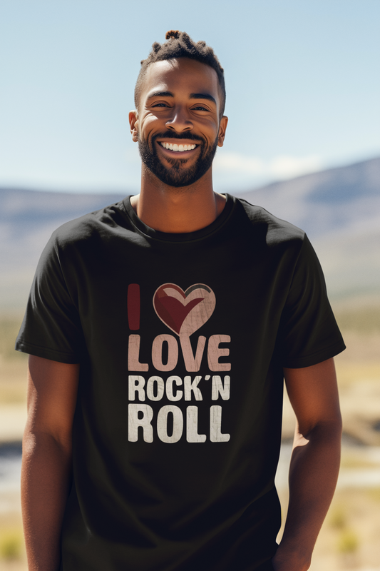 Rock and Roll_Love_Basic Shirt Unisex