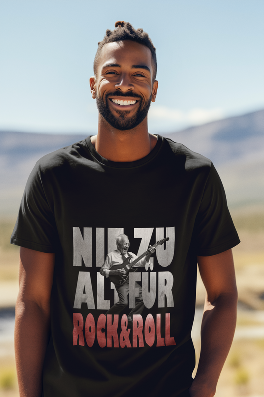 Nie zu alt für Rock&Roll_Basic Shirt Unisex