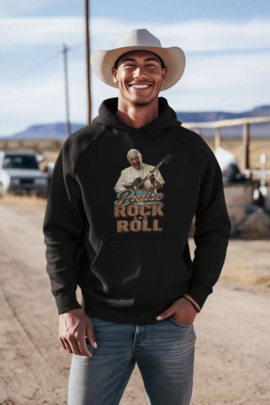 Praise the Rock and Roll_Classic Hoodie - Mit Taschendruck