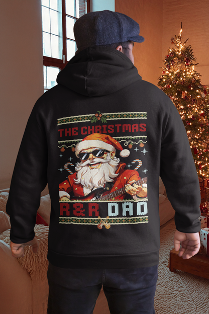 The Christmas R&R Dad Classic Hoodie Backprint