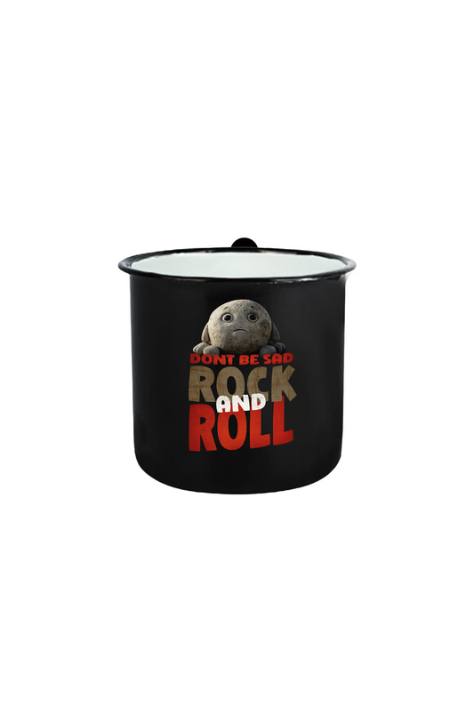 Rock and Roll_Stein_Emaille Tasse Klein