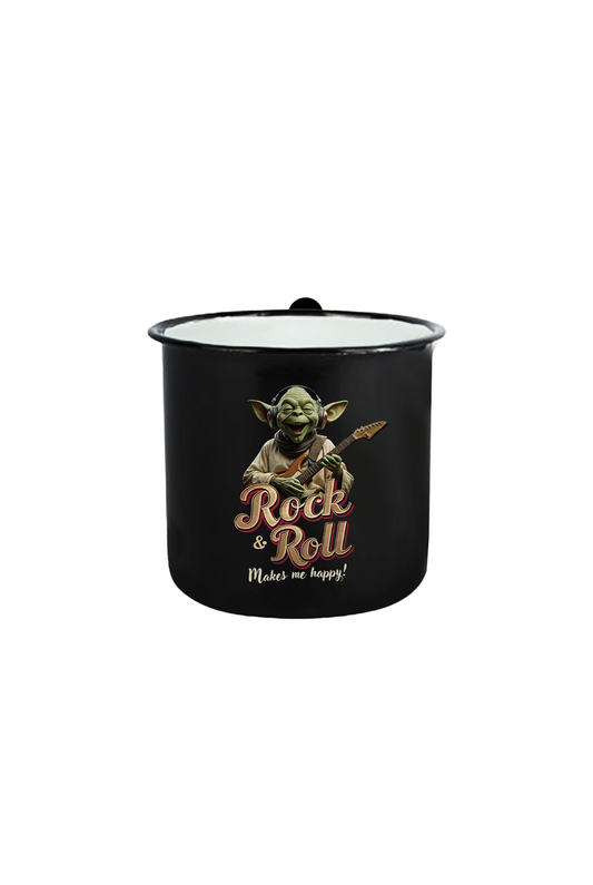 Makes me happy_Emaille Tasse