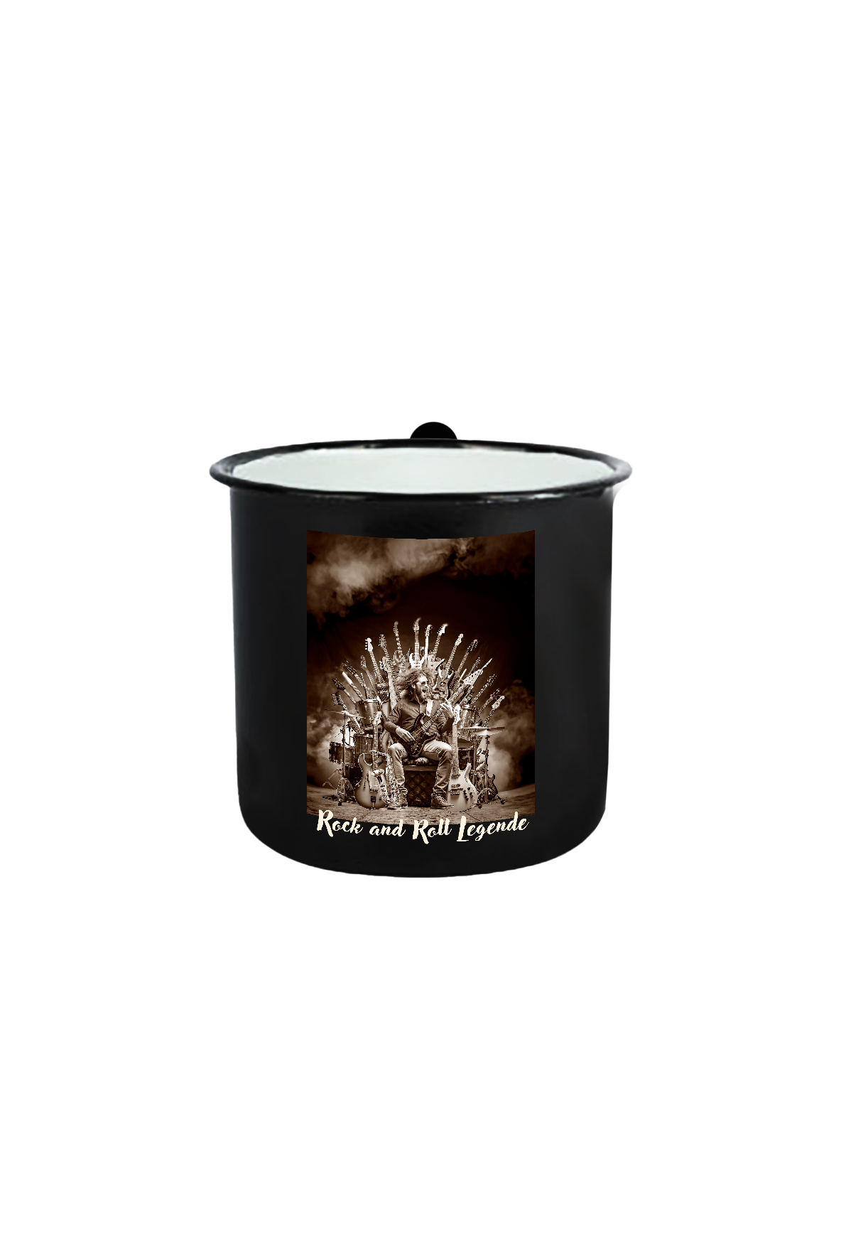 Rock and Roll_Thron_Emaille Tasse