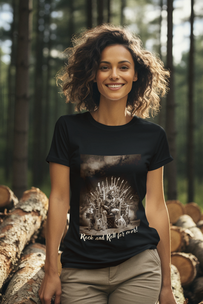 Rock and Roll_Thron_for ever_Classic Organic Shirt Women