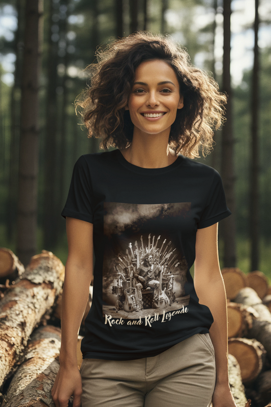 Rock and Roll_Thron_Classic Organic Shirt Women