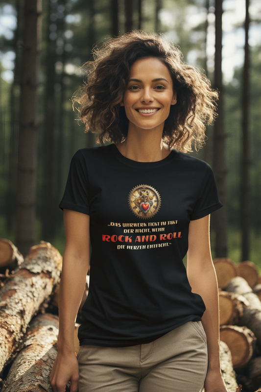 Rock and Roll_Uhrwerk_Woman_Premium Organic Shirt Women