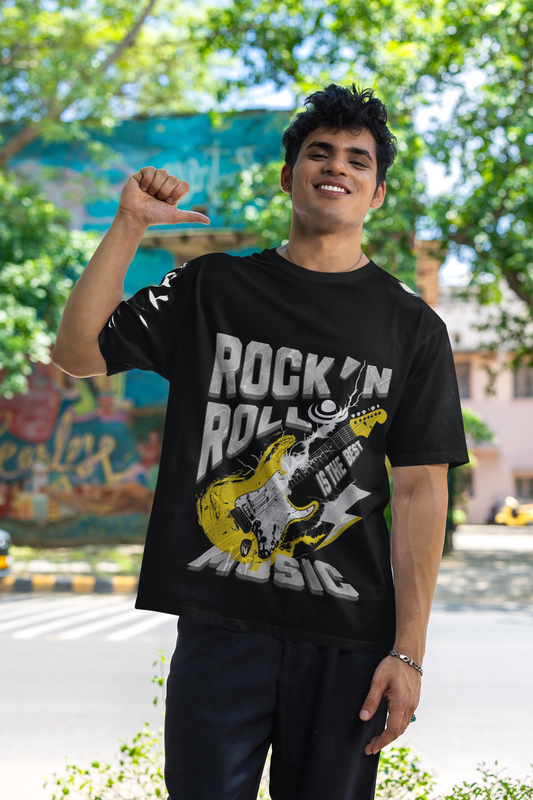 Rock&Roll Music Basic Shirt Unisex
