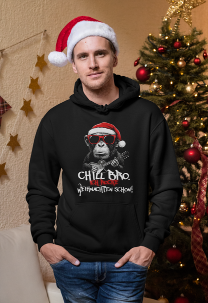 Chill Bro Classic Hoodie - Mit Taschendruck