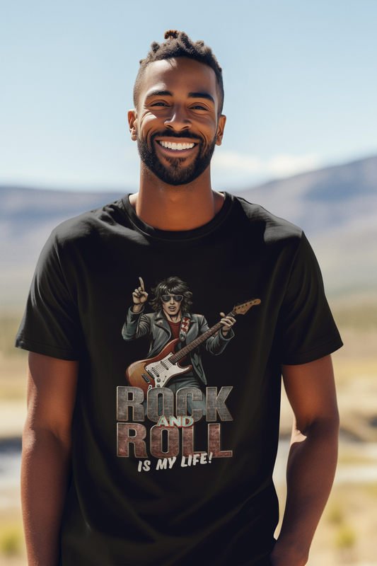 Rock and Roll is my Life_Basic Shirt Unisex