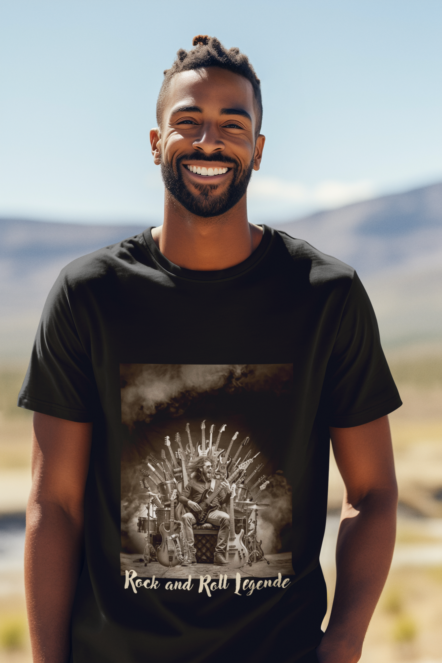 Rock and Roll_Thron_Basic Shirt Unisex