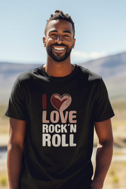 Rock and Roll_Love_Basic Shirt Unisex