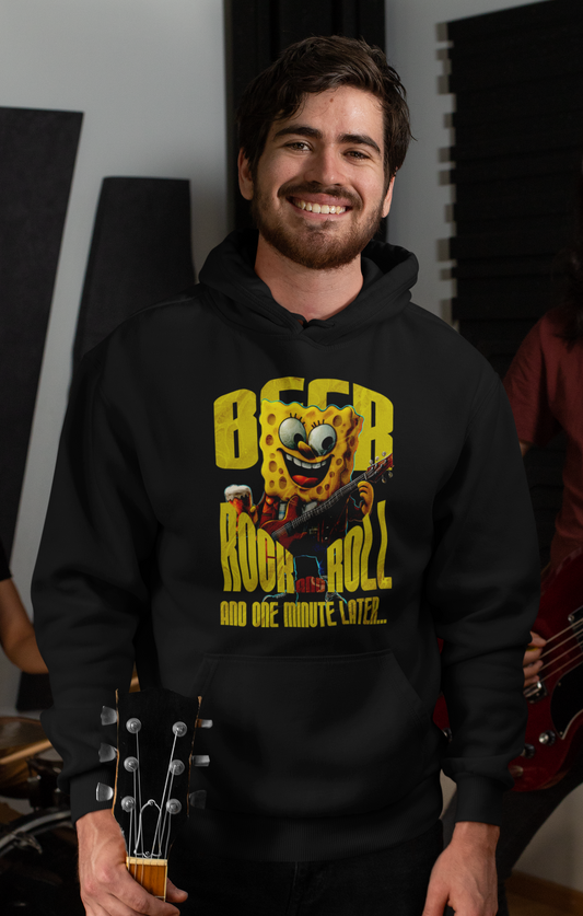 Rock and Roll Beer Classic Hoodie - Mit Taschendruck