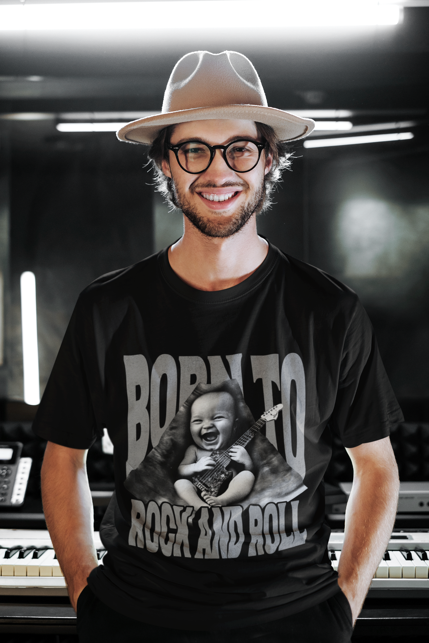 Born to Rock and Roll Basic Shirt Unisex