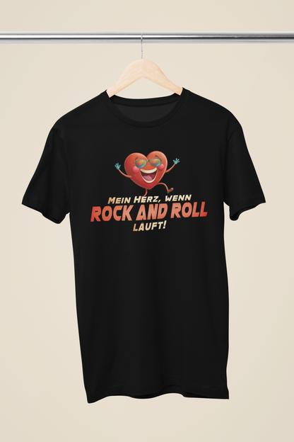 Rock and Roll_Herz_Basic Shirt Unisex