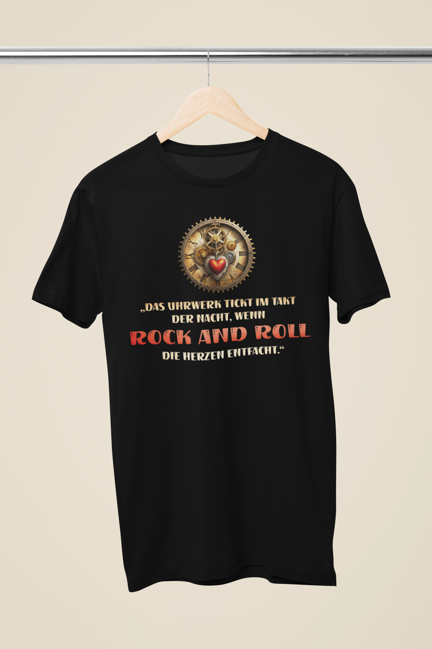 Rock and Roll_Uhrwerk_Basic Shirt Unisex
