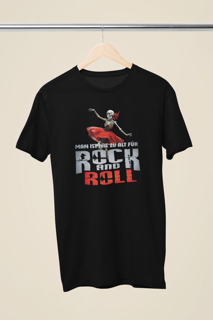 Rock And Roll_Skelett_Basic Shirt Unisex