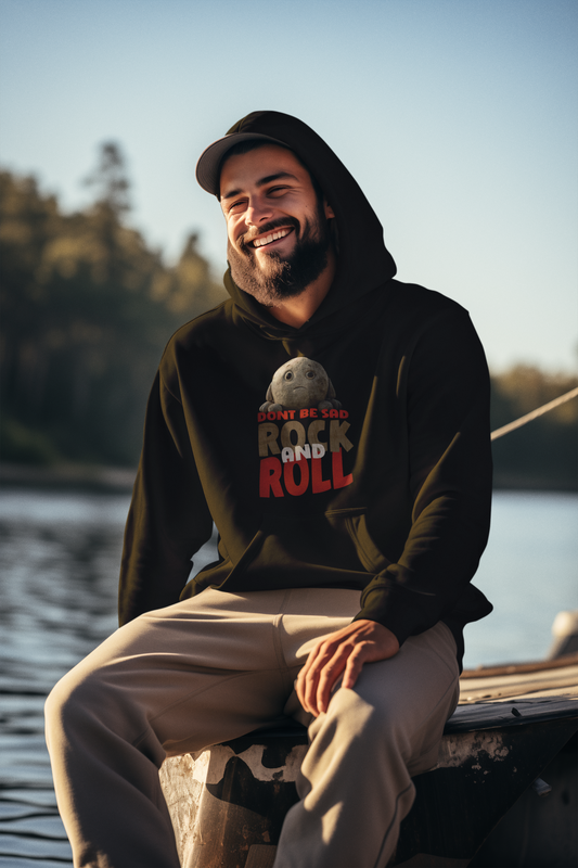 Rock and Roll_Stein_Classic Hoodie - Mit Taschendruck